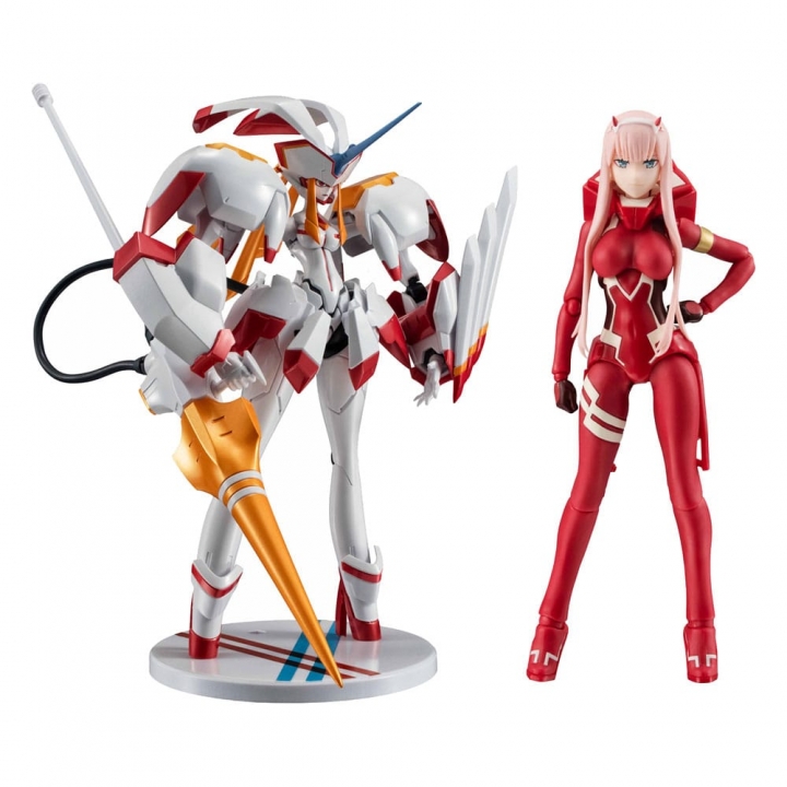 Darling in the Franxx S.H. Figuarts x The Robot Spirits Zero Two & Strelizia 5th Anniversary 16 cm