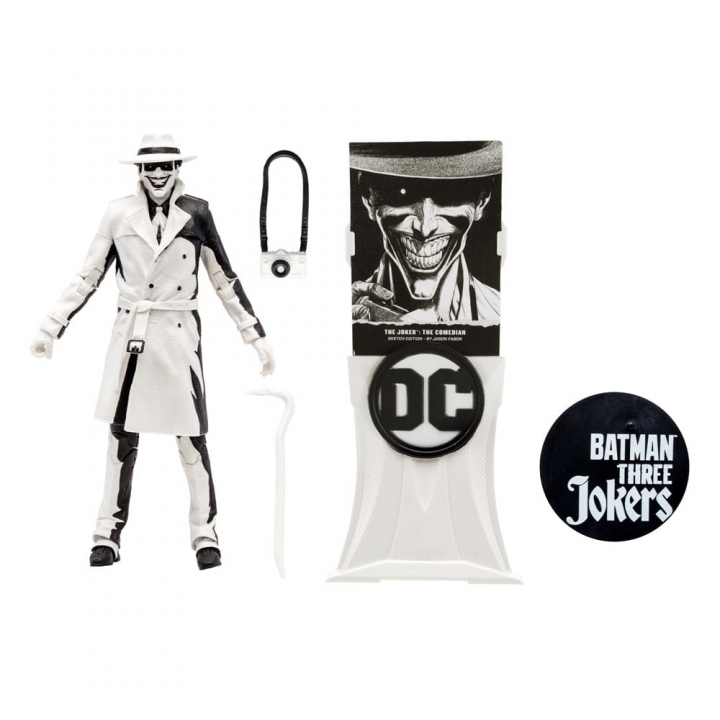 Batman: Three Jokers DC Multiverse The Joker: The Comedian Sketch Edition (Gold Label) 18 cm