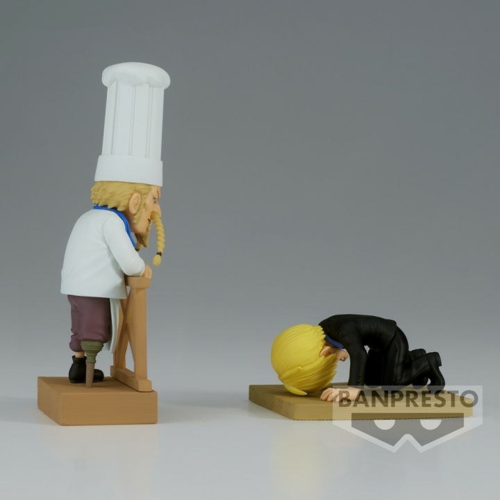 One Piece: WCF Log Stories - Sanji & Zeff Figure 8 cm