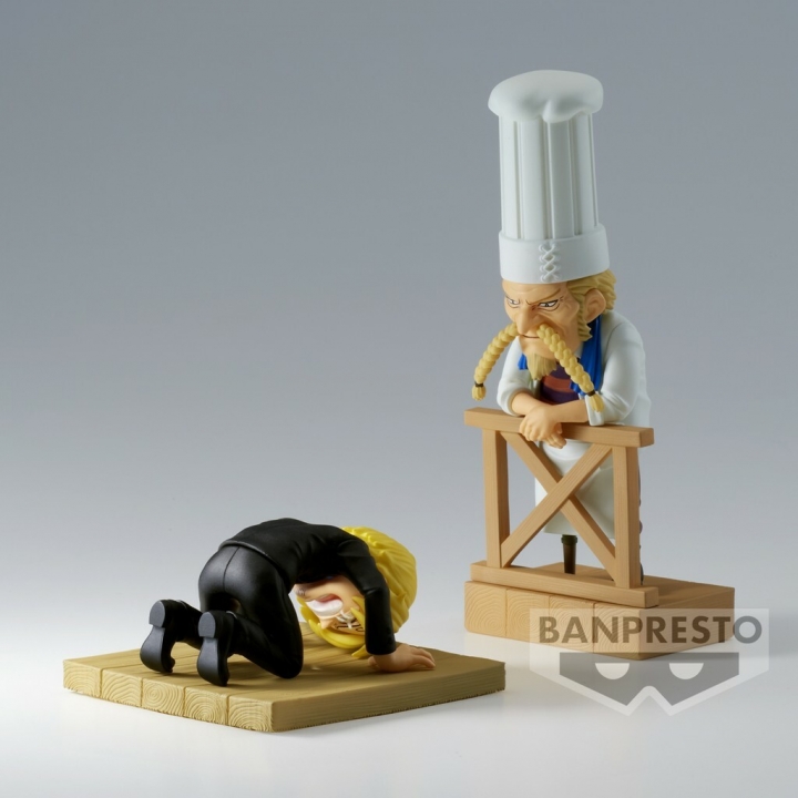 One Piece: WCF Log Stories - Sanji & Zeff Figure 8 cm