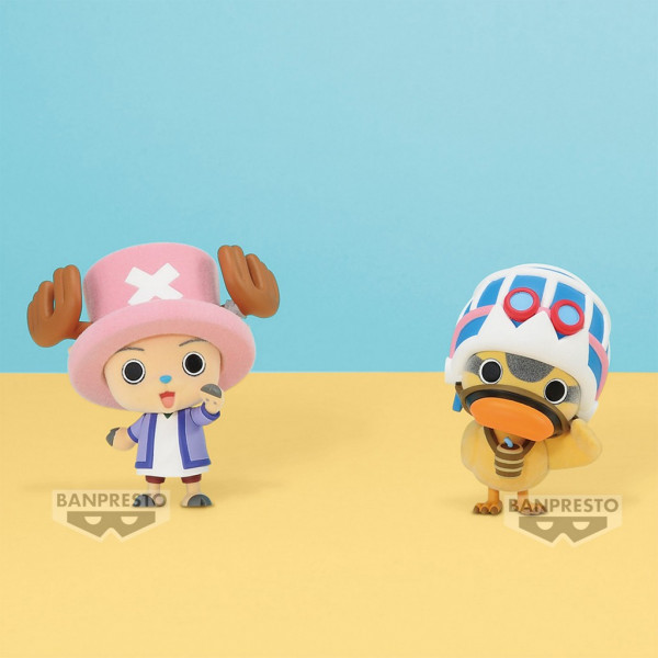 One Piece Fluffy Puffy Figure Karoo / Tony Tony Chopper 7 cm