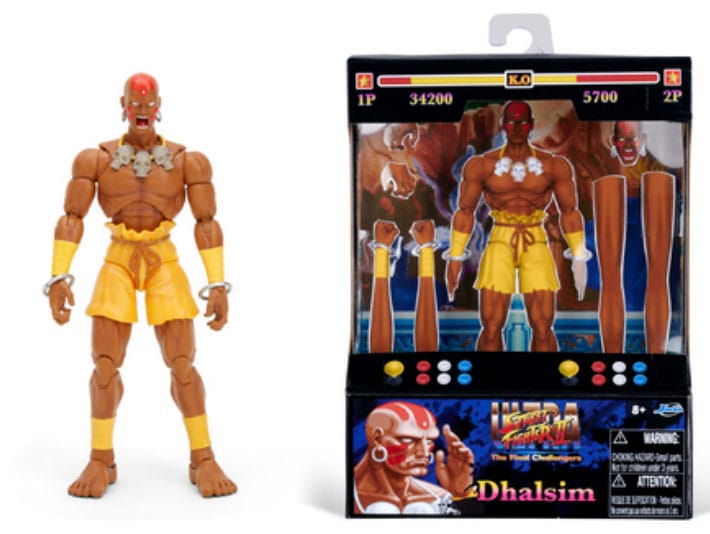 Street Fighter Action Figure Ken Master / M.Bison(Vega) / Dhalsim 15 cm Wave 2