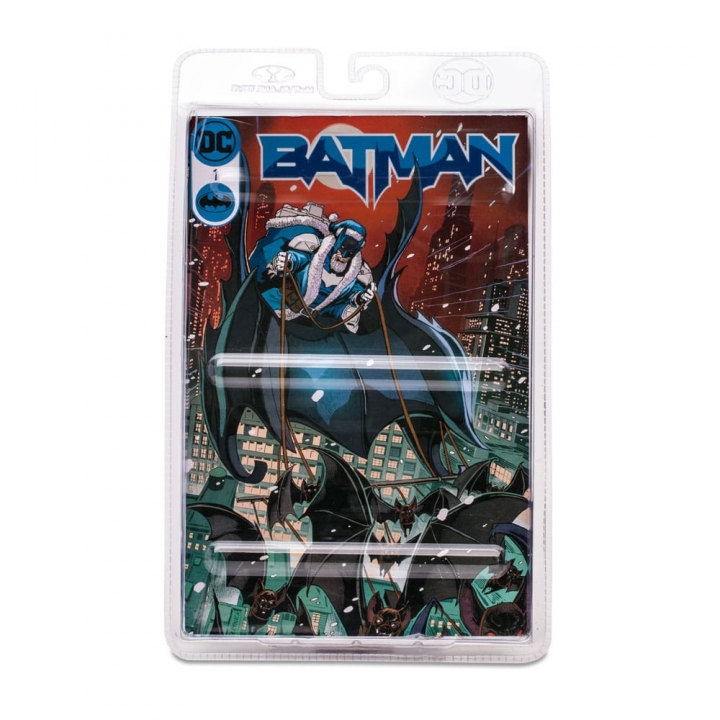 DC Multiverse Action Figure Bat Santa Blue Variant / Red Variant Gold Label 18 cm