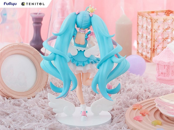 Hatsune Miku Tenitol PVC Statue Yumekawa Princess 21 cm