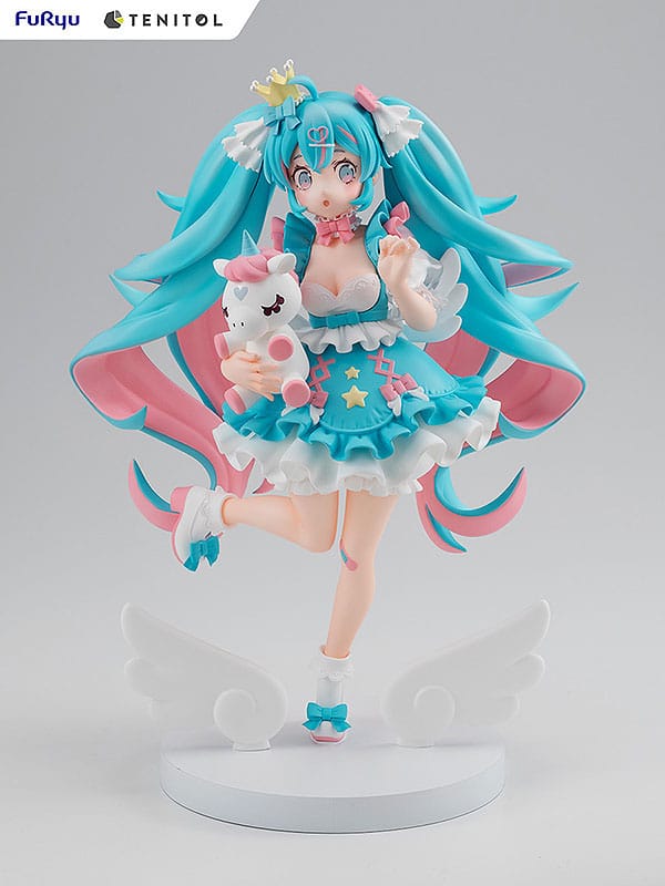 Hatsune Miku Tenitol PVC Statue Yumekawa Princess 21 cm