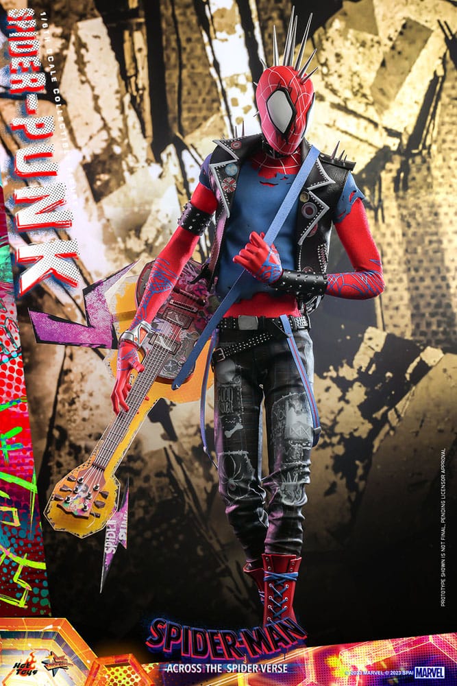 Spider-Man: Across the Spider-Verse Movie Masterpiece Action Figure 1/6 Spider-Punk 32 cm