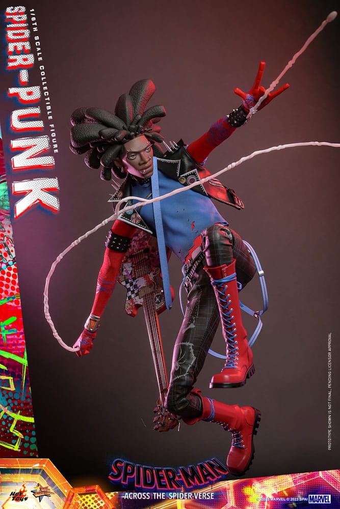 Spider-Man: Across the Spider-Verse Movie Masterpiece Action Figure 1/6 Spider-Punk 32 cm