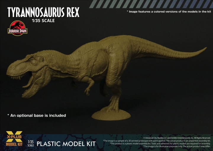 Jurassic Park Plastic Model Kit 1/35 Tyrannosaurus Rex 42 cm