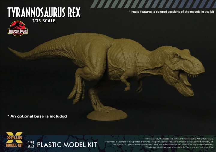 Jurassic Park Plastic Model Kit 1/35 Tyrannosaurus Rex 42 cm