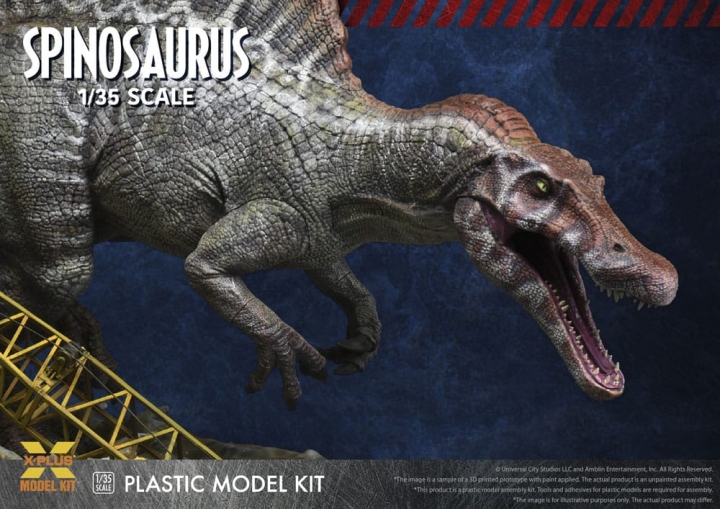 Jurassic Park III Plastic Model Kit 1/35 Spinosaurus 41 cm