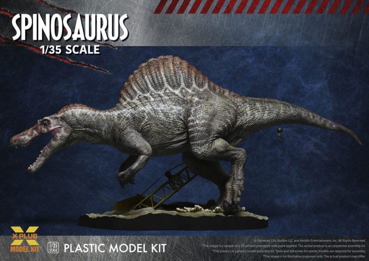 Jurassic Park III Plastic Model Kit 1/35 Spinosaurus 41 cm