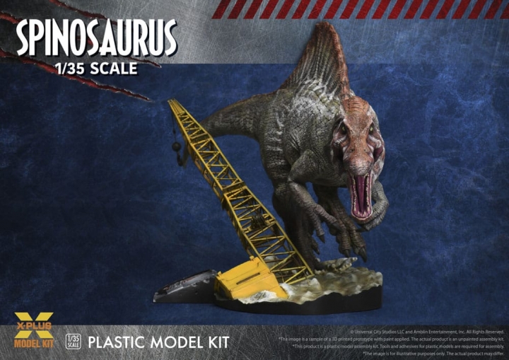 Jurassic Park III Plastic Model Kit 1/35 Spinosaurus 41 cm