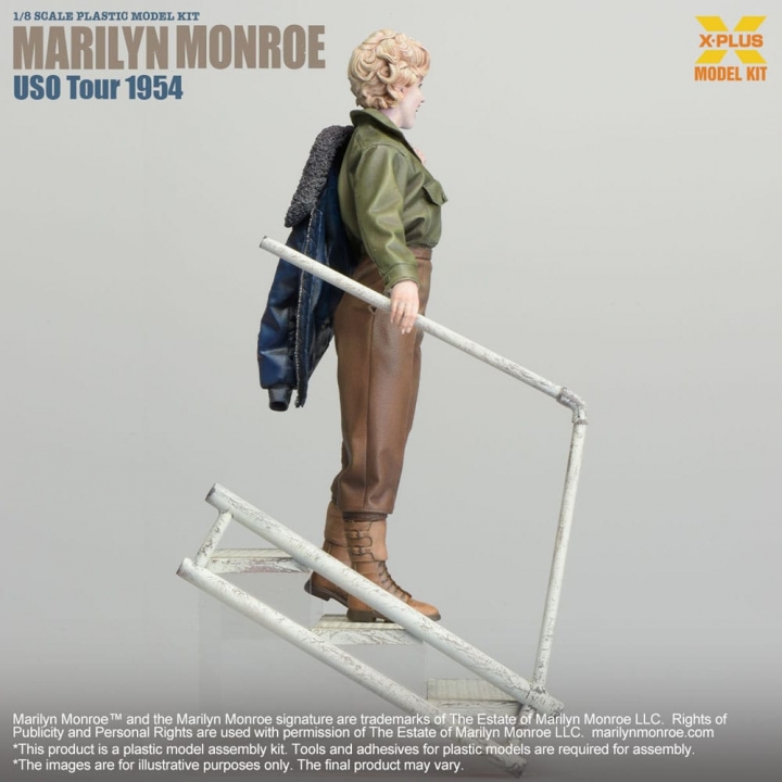 Marilyn Monroe Plastic Model Kit 1/8 USO Tour 1954 25 cm