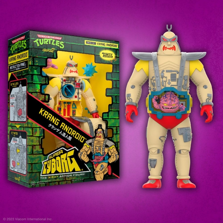 Teenage Mutant Ninja Turtles Action Figure Krang Android Full Color 28 cm