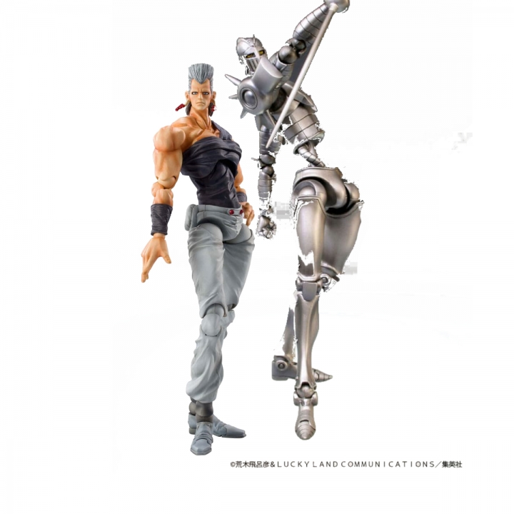 JoJo's Bizarre Adventure SuperAction Figure Chozokado Jean Pierre Polnareff / Silver Chariot 16 cm