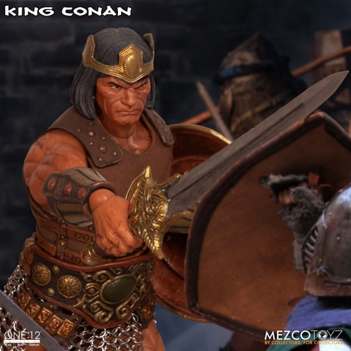 Conan the Barbarian Action Figure 1/12 King Conan 17 cm