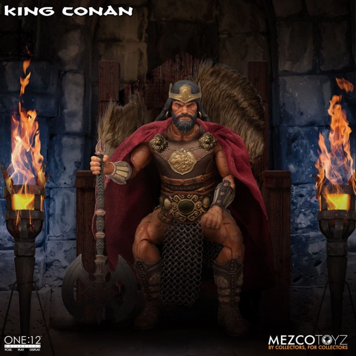 Conan the Barbarian Action Figure 1/12 King Conan 17 cm