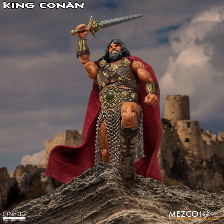 Conan the Barbarian Action Figure 1/12 King Conan 17 cm