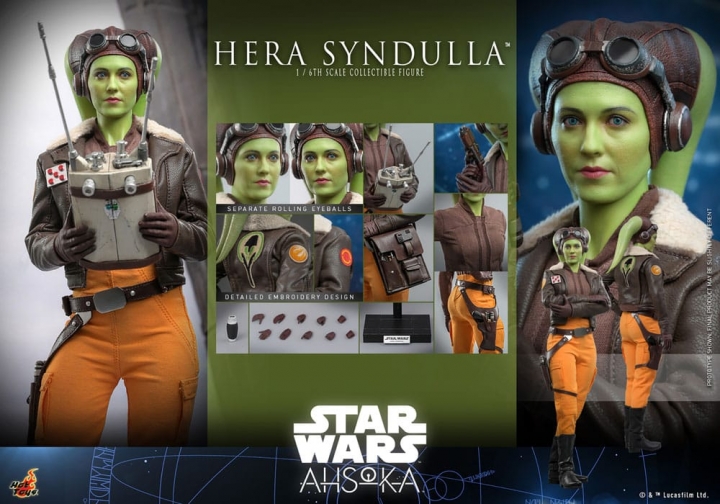 Star Wars: Ahsoka Action Figure 1/6 Hera Syndulla 28 cm