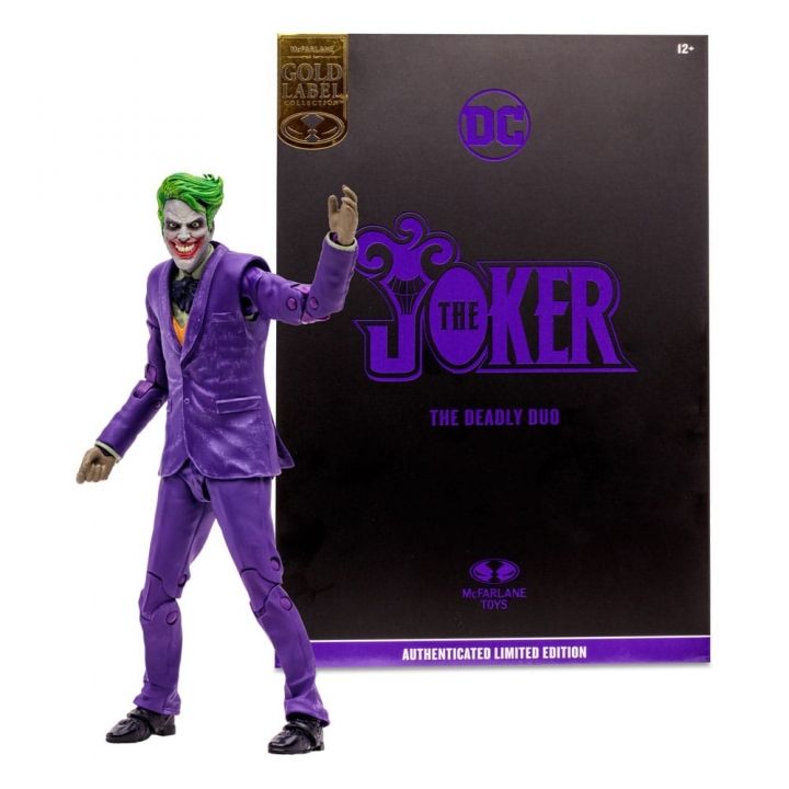 Batman & The Joker: The Deadly Duo DC Multiverse Action Figure The Joker Gold Label 18 cm