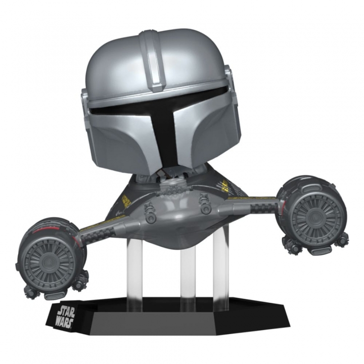 Star Wars: The Mandalorian POP! Rides Vinyl Figure Mandalorian in N1 Starfighter 15 cm