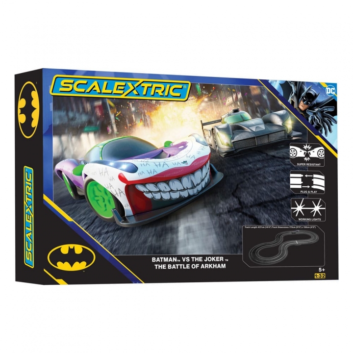 Batman Slotcar Set 1/32 Batman Vs The Joker - The Battle of Arkham