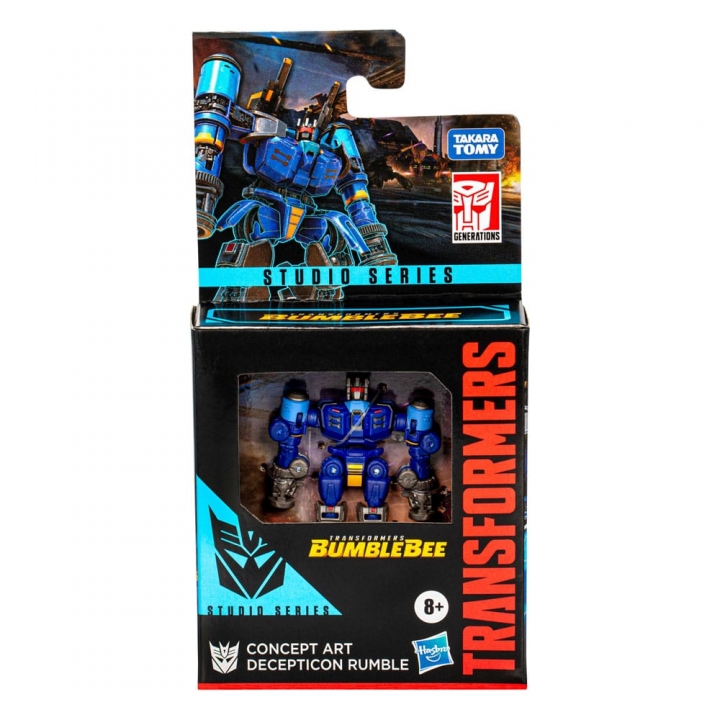 The Transformers: Bumblebee Studio Series Core Class Action Figure Concept Art Rumble / Mohawk 9 cm