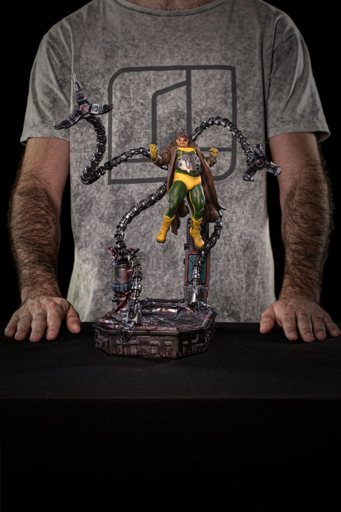 Spider-Man Battle Diorama Series Art Scale Statue 1/10 Spider-Man Vs Villains Doctor Octopus 37 cm