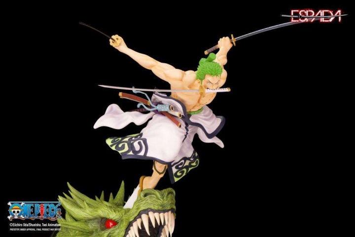 Espada Art One Piece Roronoa Zoro Wall Statue 1/8 32 cm