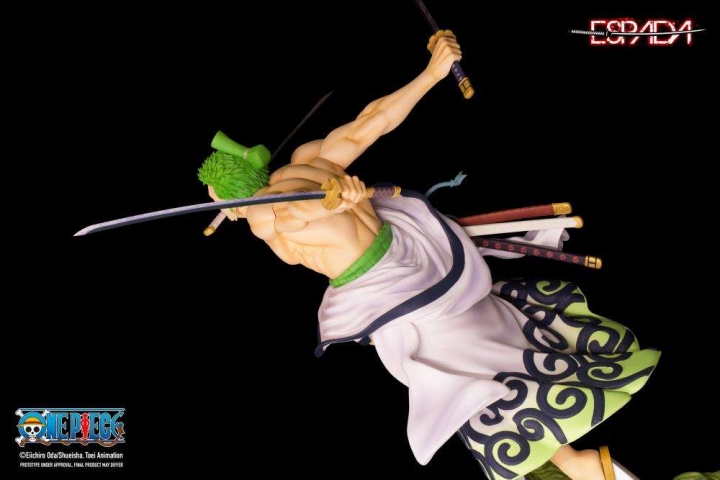 Espada Art One Piece Roronoa Zoro Wall Statue 1/8 32 cm