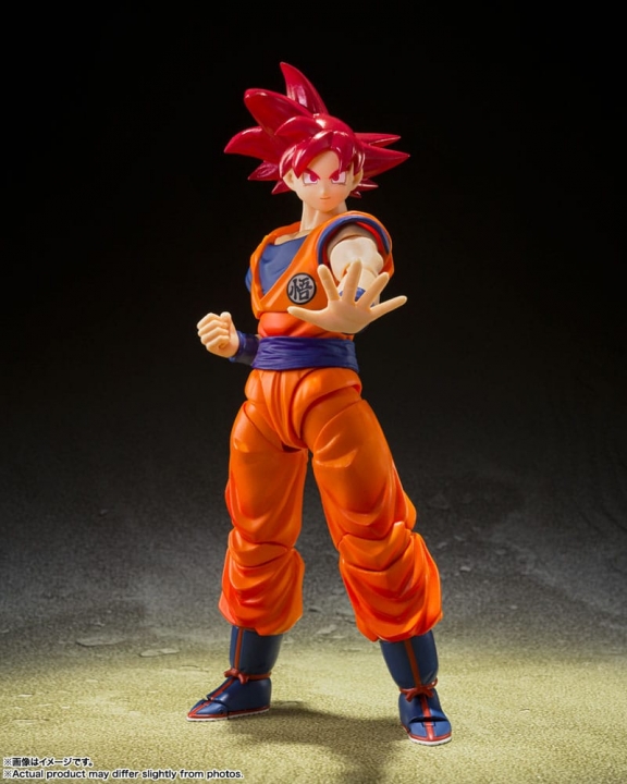 Dragon Ball Super S.H. Figuarts Action Figure Super Saiyan God Son Goku Saiyan God of Virture 14 cm