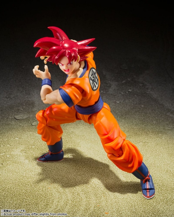 Dragon Ball Super S.H. Figuarts Action Figure Super Saiyan God Son Goku Saiyan God of Virture 14 cm