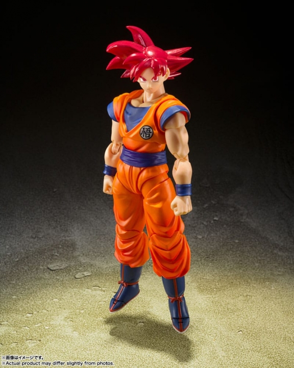 Dragon Ball Super S.H. Figuarts Action Figure Super Saiyan God Son Goku Saiyan God of Virture 14 cm