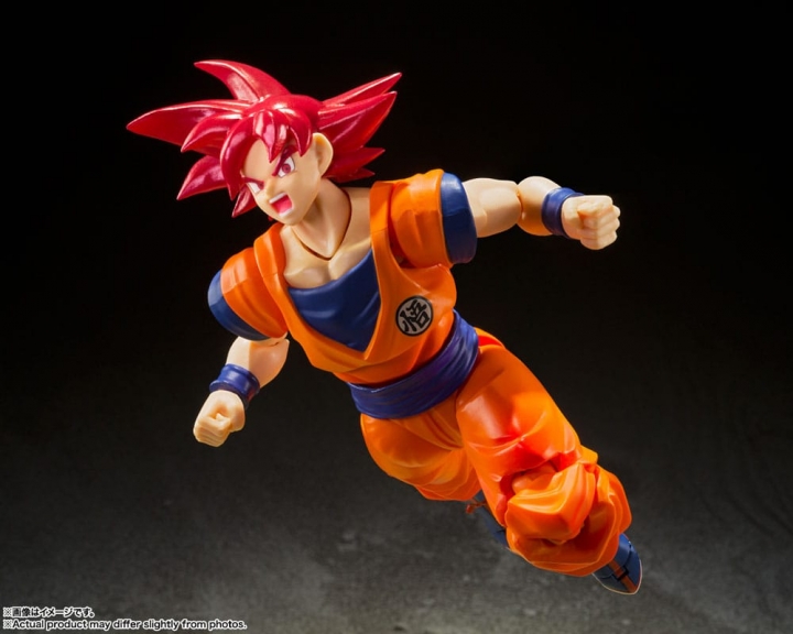 Dragon Ball Super S.H. Figuarts Action Figure Super Saiyan God Son Goku Saiyan God of Virture 14 cm