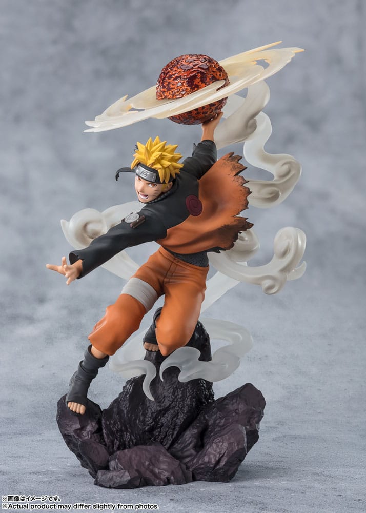 Naruto Figuarts ZERO Extra Battle Naruto Uzumaki-Sage Art: Lava Release Rasenshuriken 24 cm