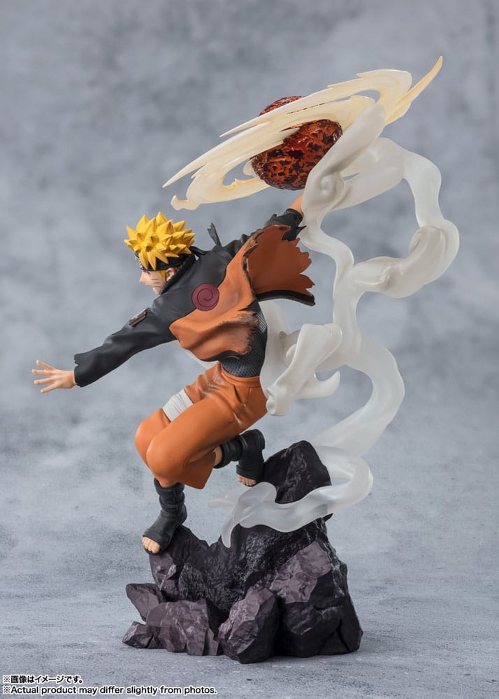 Naruto Figuarts ZERO Extra Battle Naruto Uzumaki-Sage Art: Lava Release Rasenshuriken 24 cm