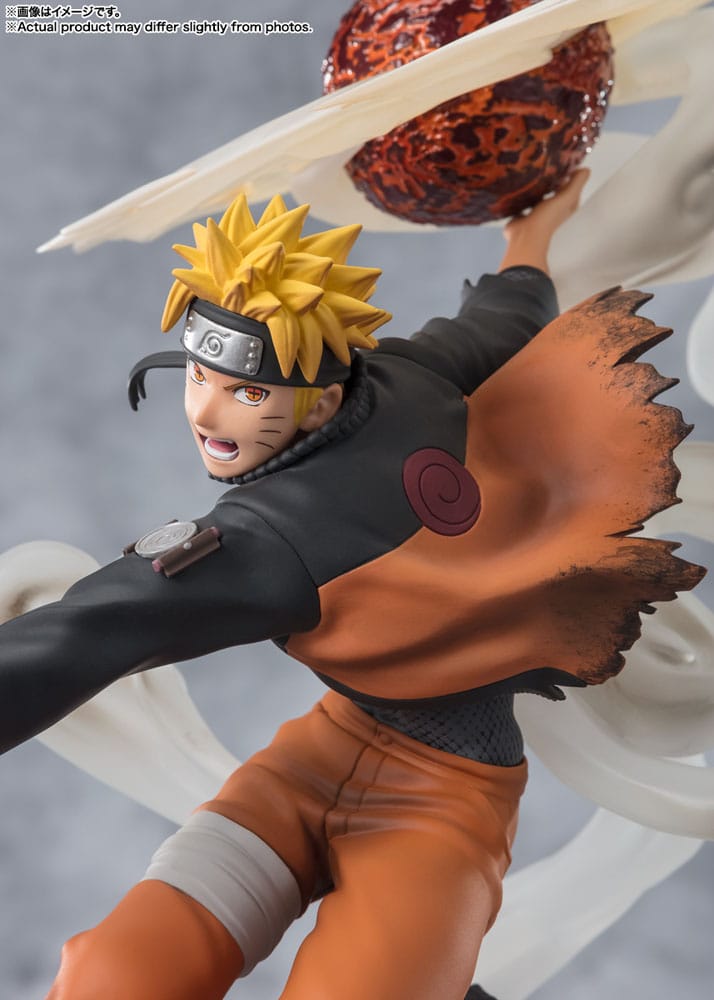 Naruto Figuarts ZERO Extra Battle Naruto Uzumaki-Sage Art: Lava Release Rasenshuriken 24 cm