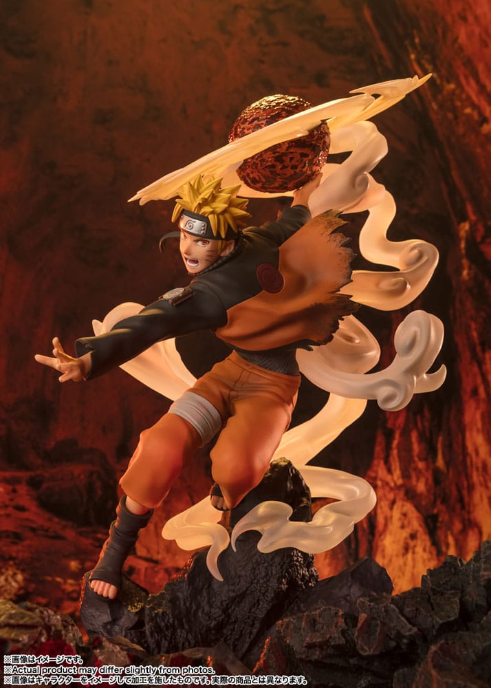 Naruto Figuarts ZERO Extra Battle Naruto Uzumaki-Sage Art: Lava Release Rasenshuriken 24 cm