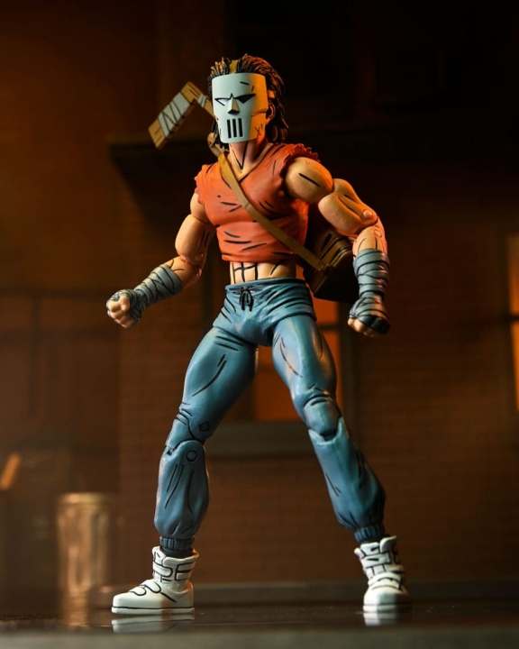 Teenage Mutant Ninja Turtles Mirage Comics Action Figure Casey Jones in Red shirt 18 cm