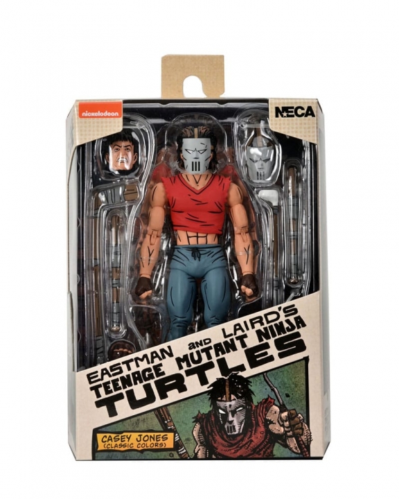 Teenage Mutant Ninja Turtles Mirage Comics Action Figure Casey Jones in Red shirt 18 cm