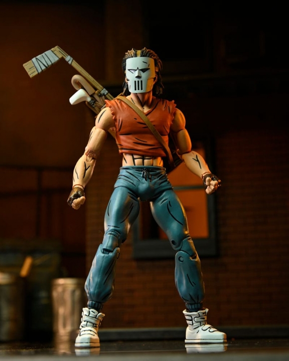 Teenage Mutant Ninja Turtles Mirage Comics Action Figure Casey Jones in Red shirt 18 cm