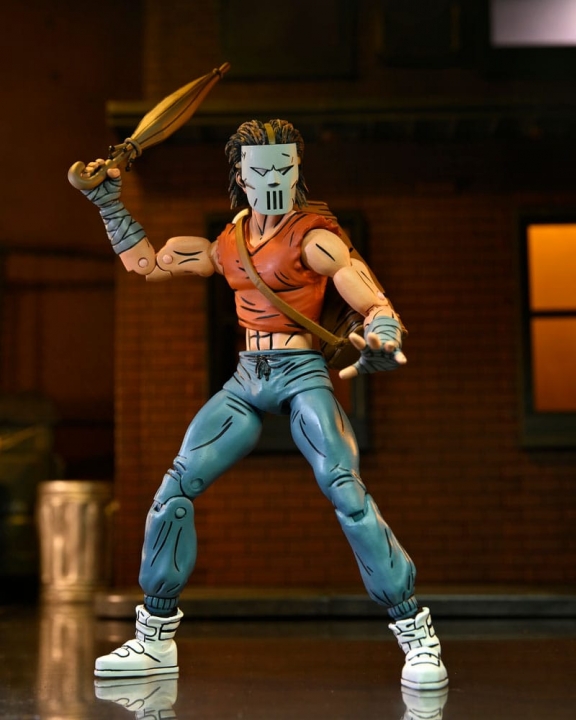 Teenage Mutant Ninja Turtles Mirage Comics Action Figure Casey Jones in Red shirt 18 cm