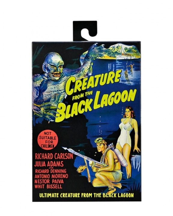 Universal Monsters Action Figure Ultimate Creature from the Black Lagoon B&W 18 cm