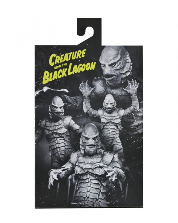 Universal Monsters Action Figure Ultimate Creature from the Black Lagoon B&W 18 cm