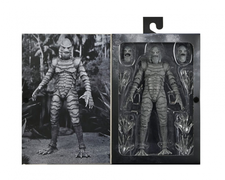 Universal Monsters Action Figure Ultimate Creature from the Black Lagoon B&W 18 cm