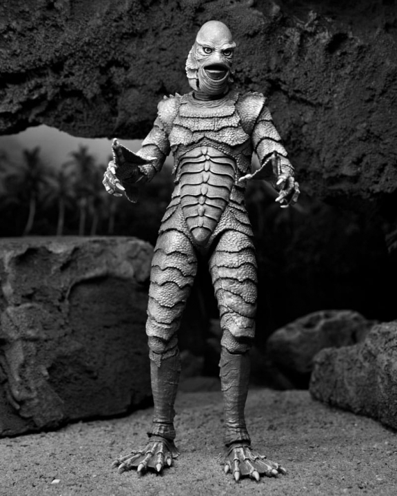 Universal Monsters Action Figure Ultimate Creature from the Black Lagoon B&W 18 cm