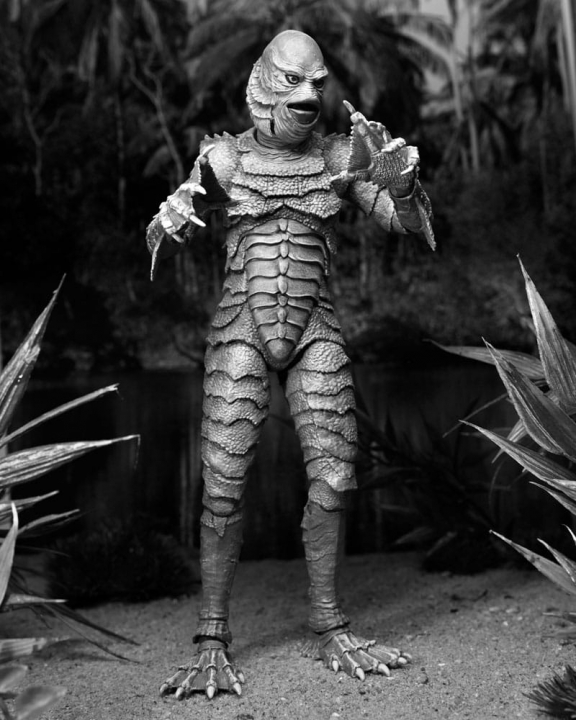 Universal Monsters Action Figure Ultimate Creature from the Black Lagoon B&W 18 cm