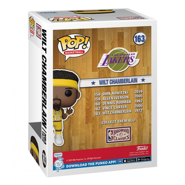 NBA Legends POP! Sports Vinyl Figure Carter / Chamberlain / Rodman / Iverson / Nowitzki 9 cm