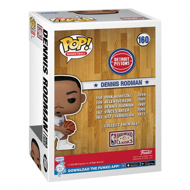 NBA Legends POP! Sports Vinyl Figure Carter / Chamberlain / Rodman / Iverson / Nowitzki 9 cm