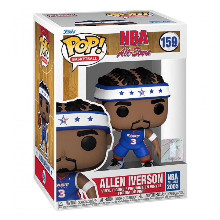 NBA Legends POP! Sports Vinyl Figure Carter / Chamberlain / Rodman / Iverson / Nowitzki 9 cm